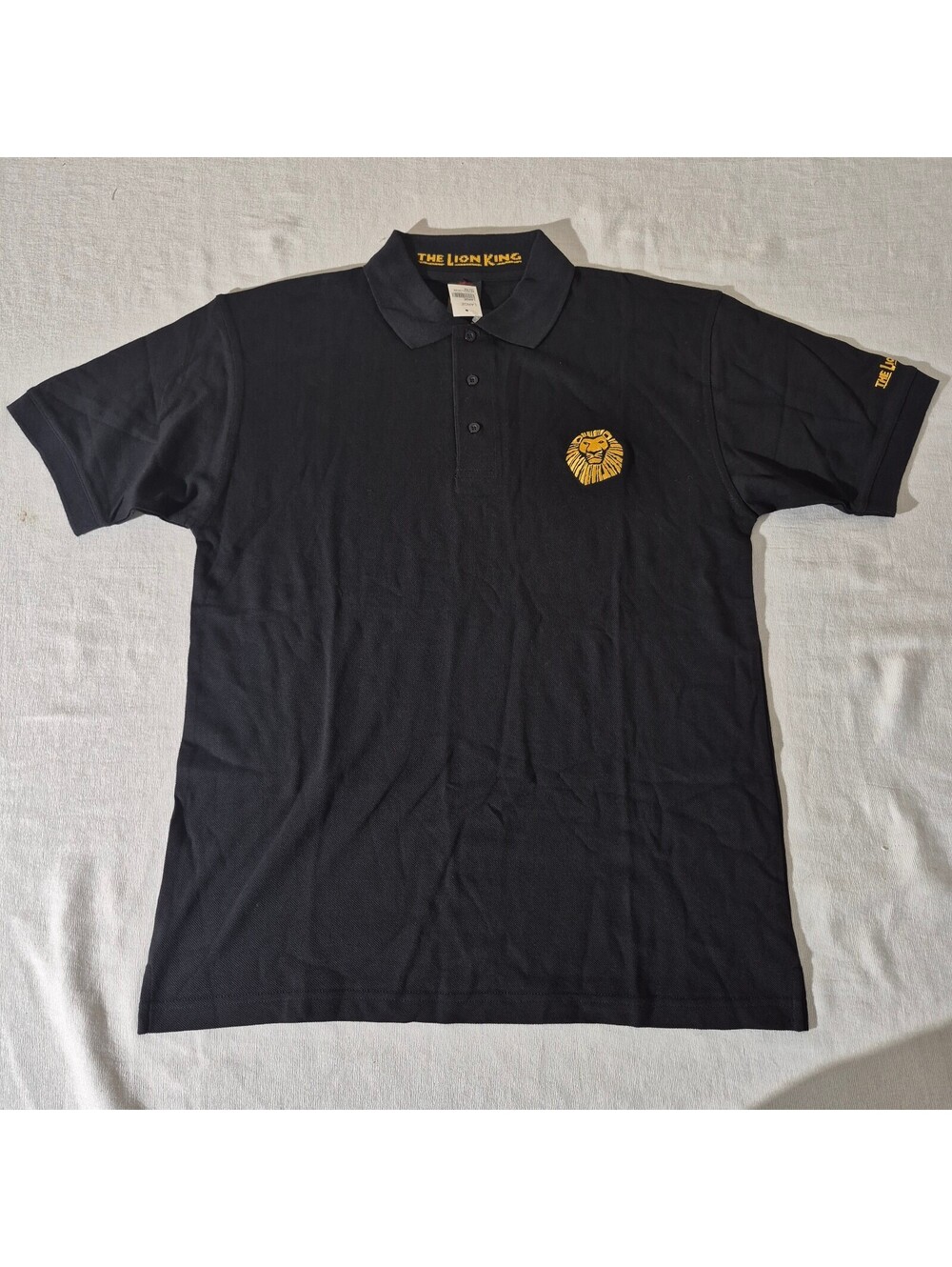 Disney The Lion King L Large black polo shirt